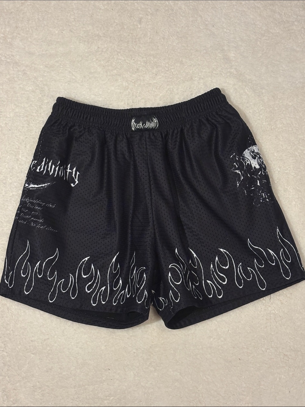 Breathe Divinity War Ensemble Mesh Bodybuilding Medium Shorts